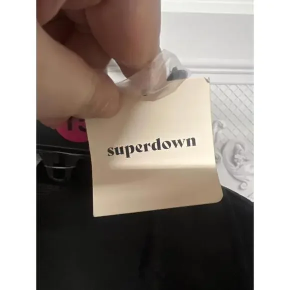 superdown sophie draped mini dress - Picture 5 of 7